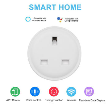 S4827 Mini Smart WiFi Socket UK Plug Remote Control by Smart Phone Tuya APP