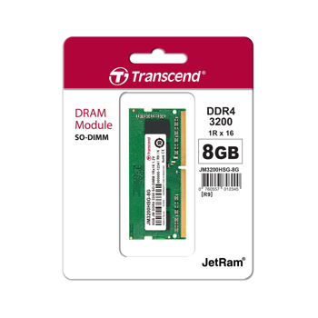 Transcend 8GB DDR4 3200 MHz Unbuffered SO-DIMM RAM Module (1 x 8GB)